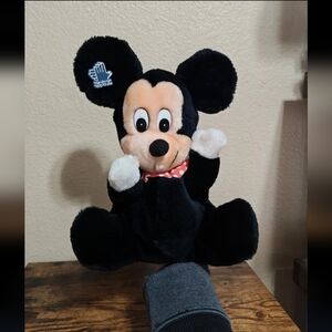 Adorable 1980s Vintage Applause Mickey Mouse 12" Hand Puppet